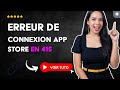 Comment RÉPARER l'ERREUR de CONNEXION dans l'APP STORE en 41 S