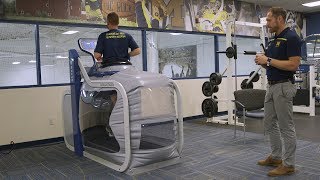 Demonstration of AntiGravity Treadmill at Michigan Medicine