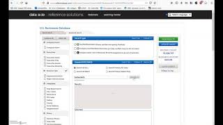 Data Axle Reference Solutions search by industry & geography screenshot 2