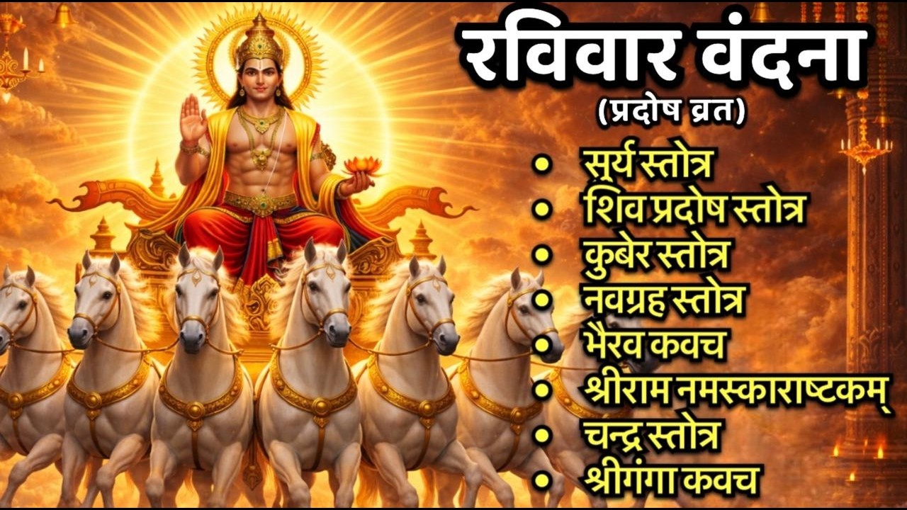 #ravivar/सूर्य स्तोत्र/प्रदोष स्तोत्र/कुबेर/नवग्रह/भैरव/श्रीराम नमस्काराष्टकं/चंद्र स्तोत्र/गंगाकवच