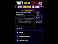 Why == Fails for Strings in Java 😳