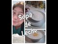 Sopa de leche arroz con leche boricua 