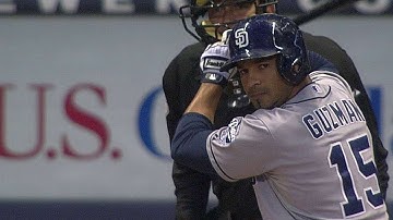 SD@MIL: Guzman doubles into gap in fifth inning