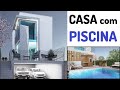 CASA PEQUENA 4,5 x 10,5 - COM PISCINA