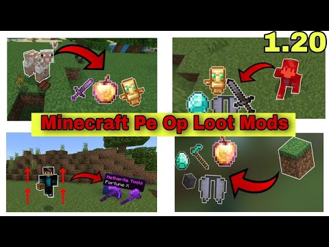 Minecraft PE Op Loot mod ! mcpe Op Loot mod 1.20, mcpe op loot mod 1.19 ...