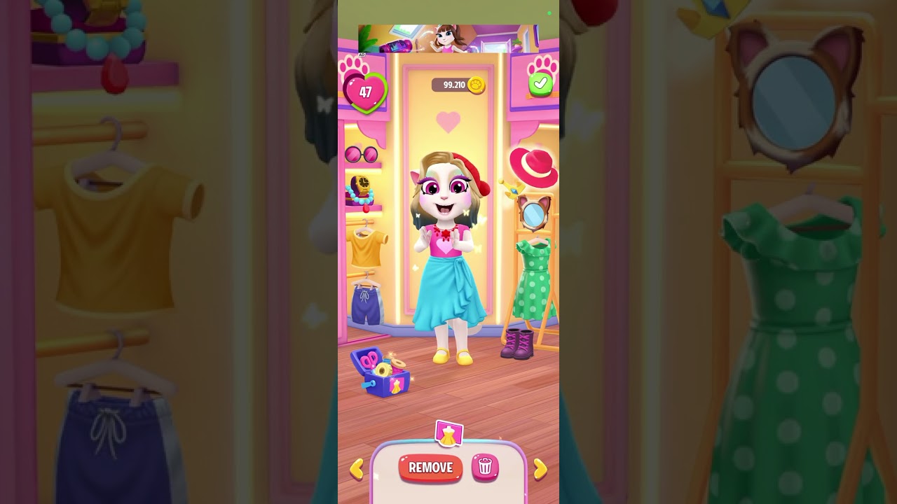 Angela is happy in carrying out her daily activities #myangela2 #fypyoutube