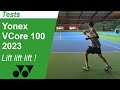 Test de la raquette de tennis Yonex VCore 100 2023 a envoie du lift 