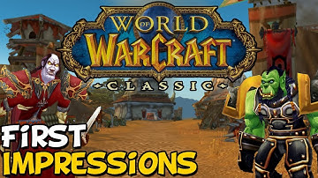 World Of Warcraft Classic Demo First Impressions