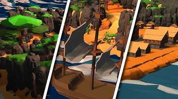Stylized environment pack trailer | Available in unity assets store and fab.
