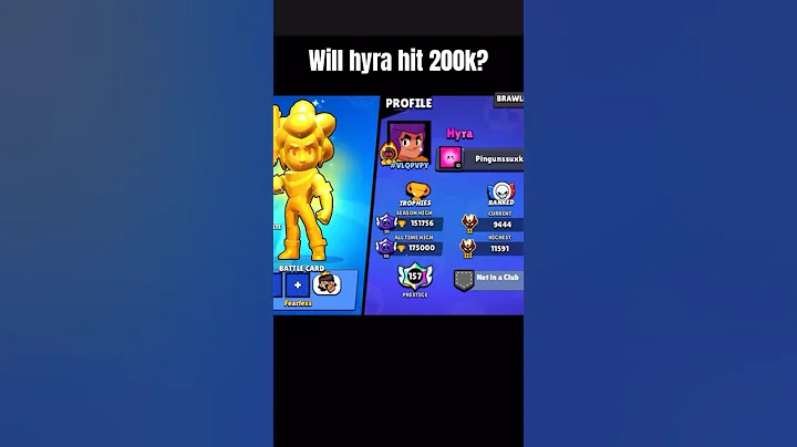 Hyra first 200k? #brawlstars #brawl #supercellcreator