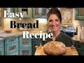 The Easiest Bread Ever! /Easiest Bread To Make By Hand! /How To Make Amazing Bread With No Mixer!
