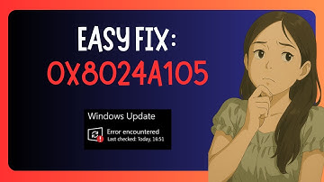EASY FIX For 0x8024a105 Error When Trying to Windows Update