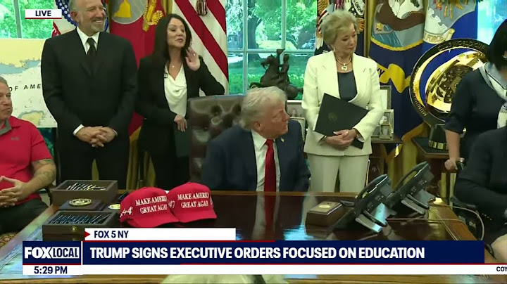 FULL VIDEO: President Donald Trump signs Executive Orders on Education