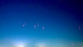高高度発光現象　2024年11月30日未明に関東上空でスプライトの連続発生　#スプライト　＃高高度発光現象　#TLE  #超高層雷放電