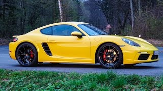 Porsche 718 Cayman S (350hp) - DRIVE & SOUND (60FPS)