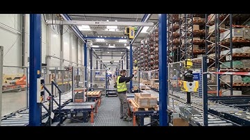 INDEVA® Manipulators in POLAND - Crane-mounted intelligent device for handling packs of tiles.