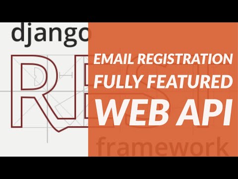 User Email Registration. Django rest framework project tutorial. [3]