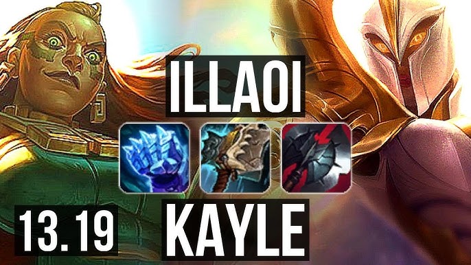 ILLAOI vs NASUS (TOP), 1400+ games, Rank 9 Illaoi, 4/1/2, 800K mastery, EUW Challenger