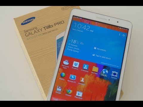 Samsung Galaxy Tab PRO 8.4 Unboxing and Hands On