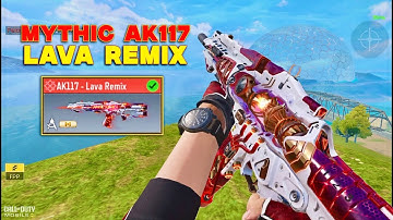 FINALLY I UNLOCK FREE MYTHIC AK117 LAVA REMIX 😍 IN COD MOBILE