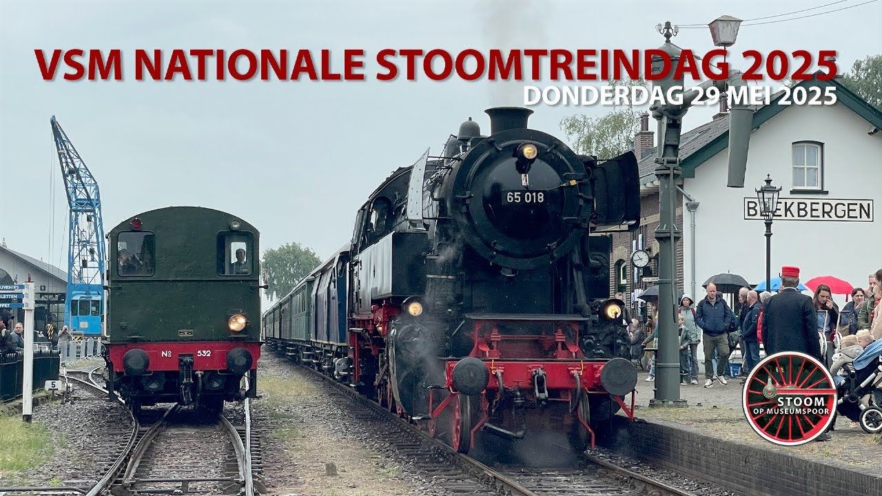NATIONALE STOOMTREINDAG 2025 BIJ DE  VSM