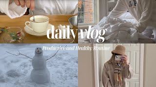 productive daily routine | grocery haul, cooking, cleaning