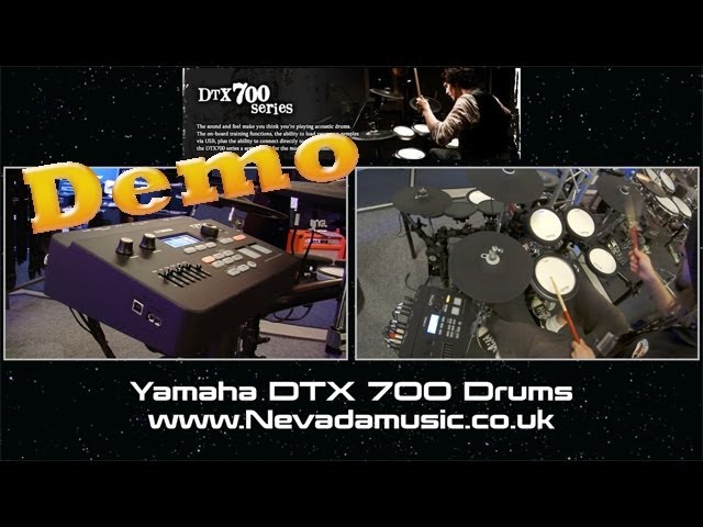 Yamaha DTX 700 Drum Kit Demo with HQ Audio