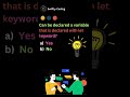 JavaScript Basics MCQS 🧑‍💻💨📝#coding #programming #viralvideos