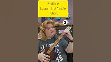 Learn It In A Minute: Baritone ukulele chord F  #ukulele #uke #learnukulele #baritone