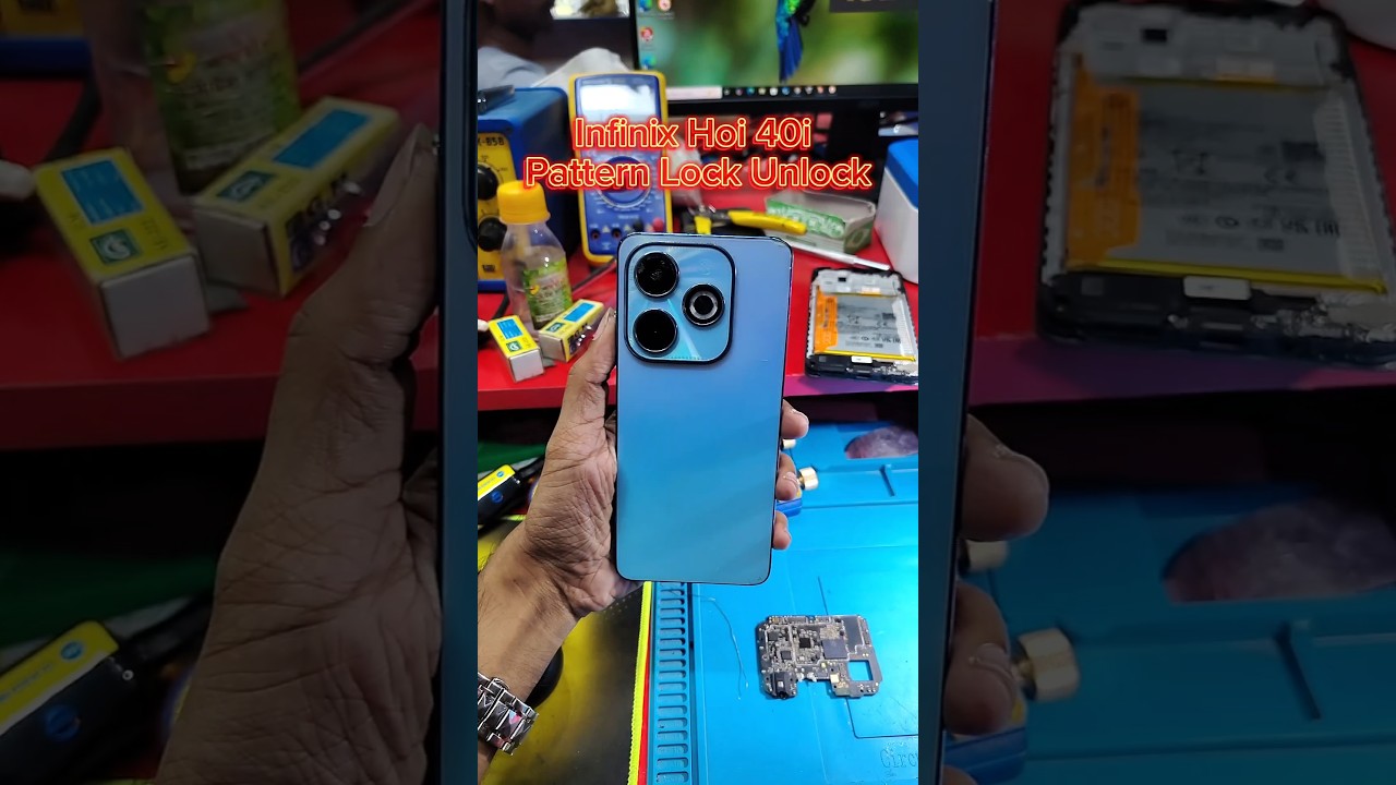 Infinix Hot 40i Pattern Lock Unlock _ Infinix Hot 4oi Frp Unlock Tool #shorts #ytshort #viral