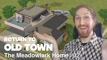 Split Level with the Meadowlark Home | The Sims 2: Return to Old Town 02