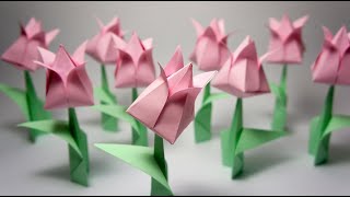 Origami Flower - وردة  من الورق, فن الاوريغامي