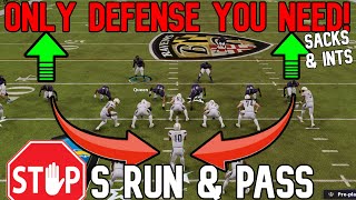 ⚠️NEW META DEFENSE⚠️ Stops Run & Pass! Best Blitz & Base Defense in Madden NFL 22! Tips and Tricks