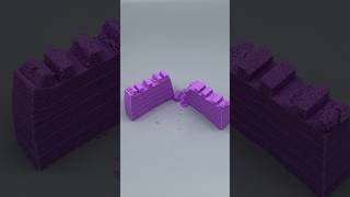 So Satisfying Sand Cutting  #kineticsand #sandmen rushing #satisfying #asmrvideo #relaxing #relax