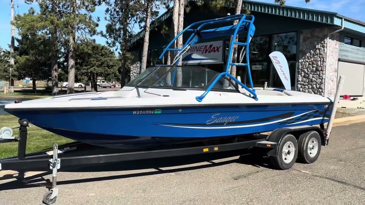 Quick Peek at the 2003 Sanger V210 Ski and Wake Boat at MarineMax