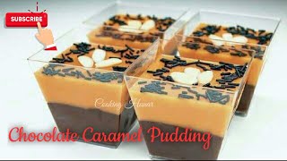 Chocolate Caramel Pudding | Chocolate Caramel Dessert Cup | Easy Dessert Recipe | Father's Day