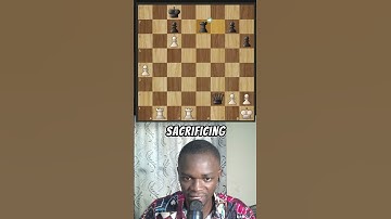 Brilliant Sacrifice Forces the rook and king to a bad square
