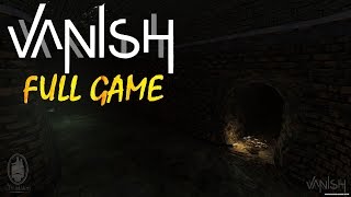 Vanish Indie Horror Game Walkthrough Gameplay 1080P Full Game
