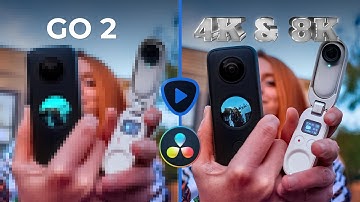 Insta360 GO 2 in 4K 😱 Topaz Video Enhance AI v2.0 vs Resolve 17 Super Scale for 360° Video Upscaling