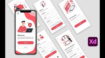 How To Create a  Login Page in Adobe XD. | Inspect Institute