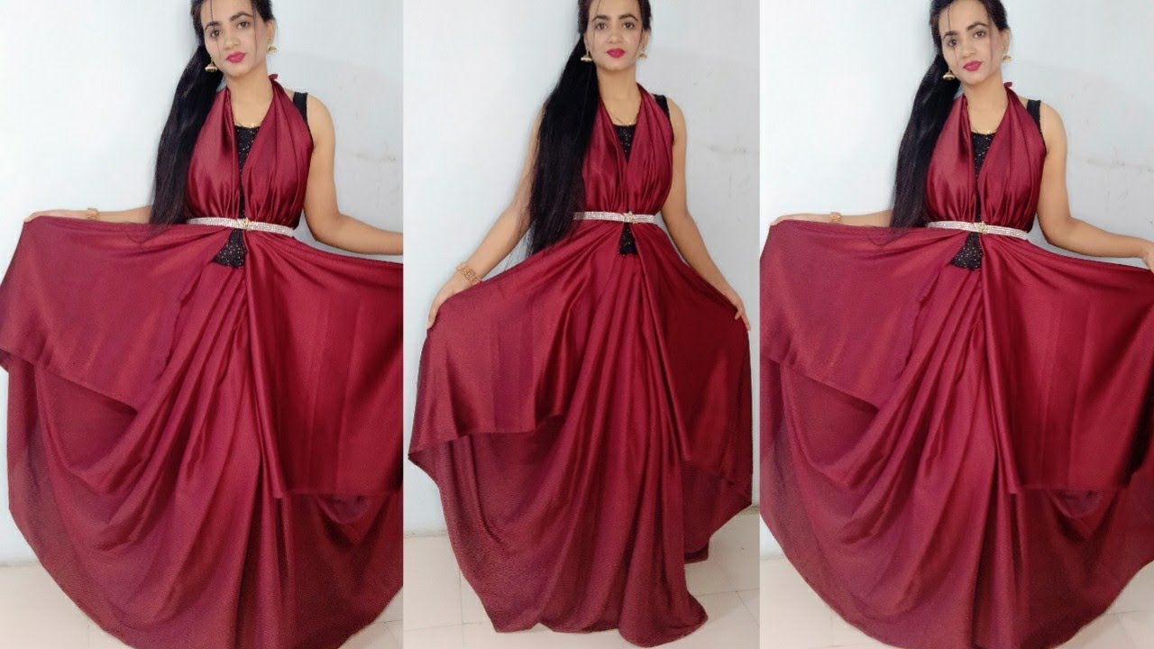 Saree Style Dresses - Buy Saree Style Clothing For Women & Girls Online –  Indya