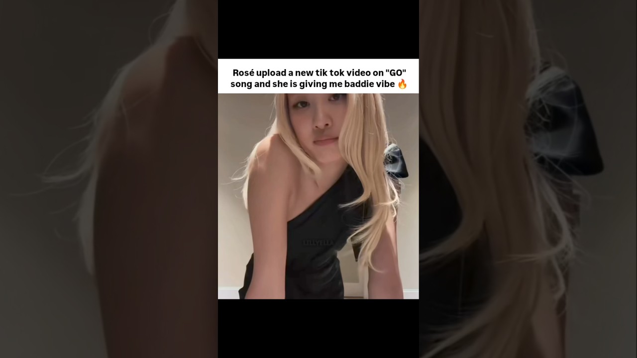 Rosé upload new tik tok video 😱#rosè#blackpink#blink#viral#kpop