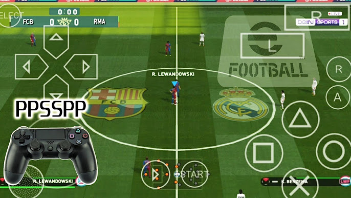 PES 2019 PPSSPP - PSP Iso Download (English) PS4 Camera 