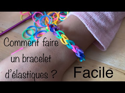 Activité enfant - Comment faire un bracelet d'élastiques ? 