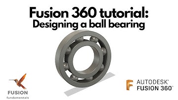 Fusion 360 tutorial: Designing a 3D ball bearing
