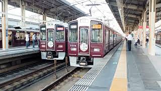 【祇園祭HM！】9300系9308F快速急行大阪梅田行き　高槻市発車