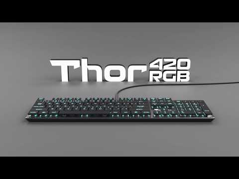 Genesis Thor 420 RGB - Slim mechanical keyboard