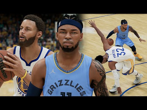 NBA 2K22 MyCAREER - First Battle vs Curry! Curry Drops 30! Local News Interview!