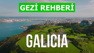 Galiçya, İspanya | La Coruna Şehri, Vigo, Pontevedra, Ourense | Videosu 4k dron | Galiçya ne görmek