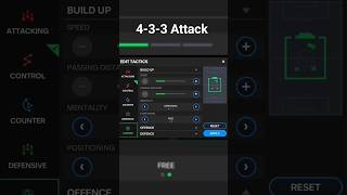 Manager mode 4-3-3 attack tactics #eafcmobile #fcmobile